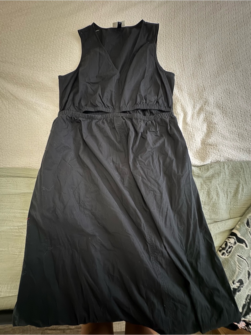 Universal Thread Black Sleeveless Maxi Dress